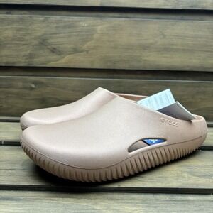 Crocs Mellow Shine‎ Recovery Clog Size Mens 13 Rose Gold Shade 209282